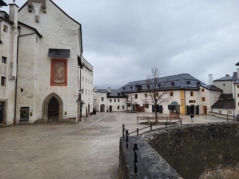 Fortress Hohensalzburg courtyard