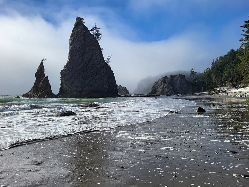 Rialto Beach shoreline