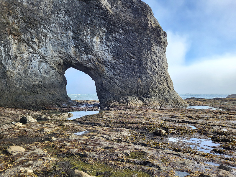 Hole in the Wall at Rialto Beach