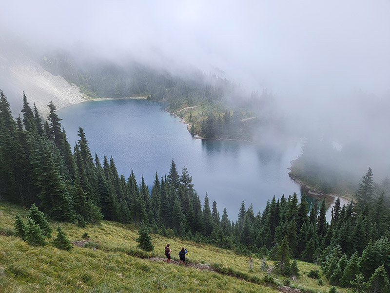 View of Lake Eunice from above