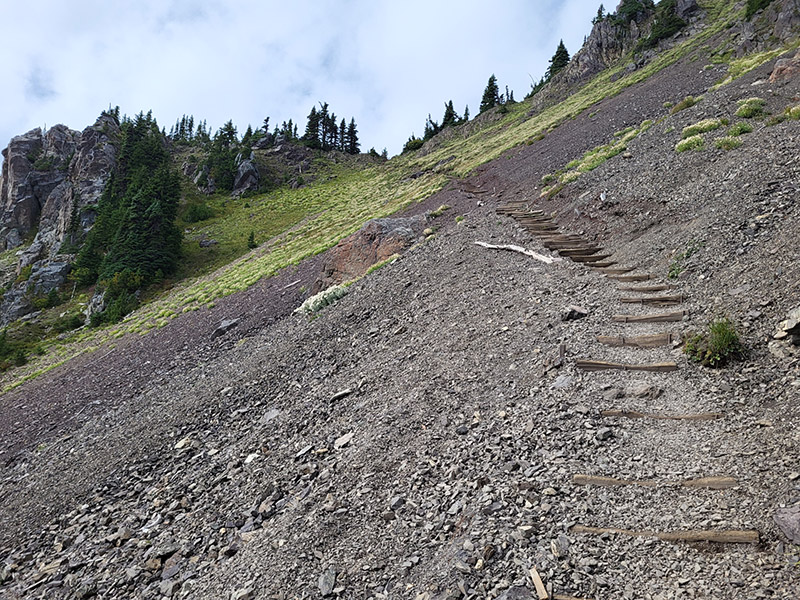 Staircase at Mount Ellinor